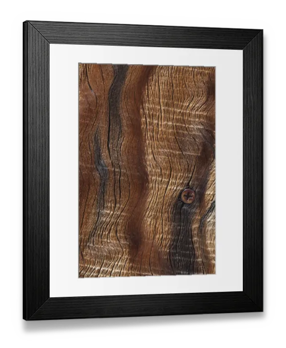 Framed Print : Old wood design, California Framed Print : Old wood design, California