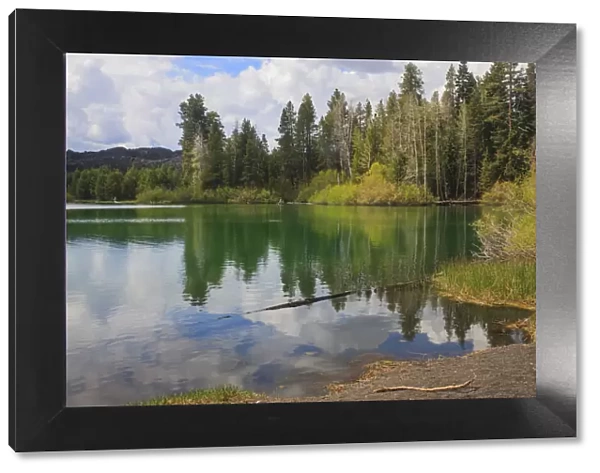 Lake located at the northeast corner of Lassen Volcanic Park in Northern California