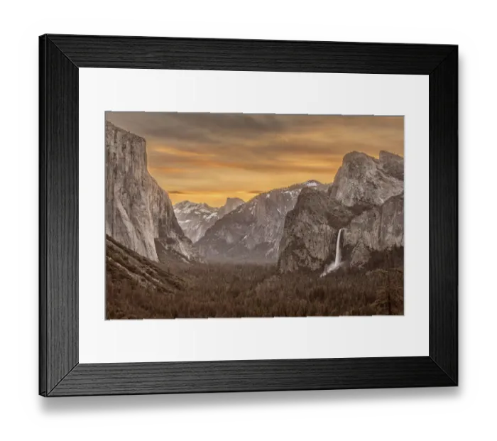 Framed Print : USA, California, Yosemite, Tunnel View Framed Print : USA, California, Yosemite, Tunnel View