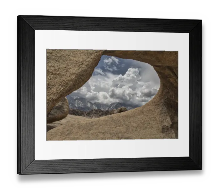 Framed Print : USA, Eastern Sierra, Mosaic Arch Framed Print : USA, Eastern Sierra, Mosaic Arch