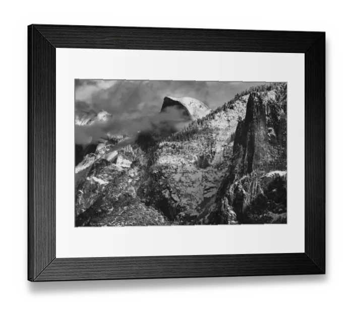 Framed Print : Half Dome and Valley, Yosemite National Park, California Framed Print : Half Dome and Valley, Yosemite National Park, California