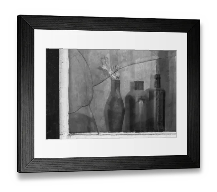 Framed Print : Antique colored bottles in window, Motherlode Country, Sierras, California Framed Print : Antique colored bottles in window, Motherlode Country, Sierras, California