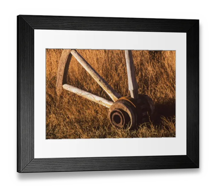 Framed Print : Part of an old wagon wheel, Bodie, California Framed Print : Part of an old wagon wheel, Bodie, California