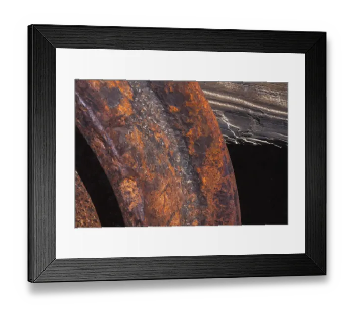 Framed Print : Rusted metal, California Framed Print : Rusted metal, California