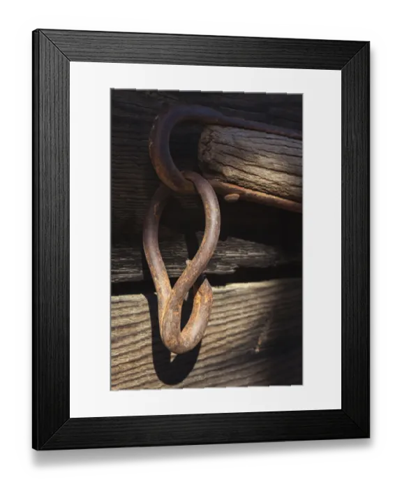 Framed Print : Rusted metal, California Framed Print : Rusted metal, California