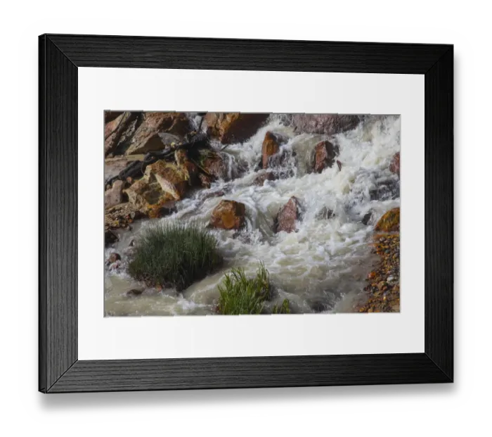 Framed Print : Runoff coming from Lassen Peak Framed Print : Runoff coming from Lassen Peak