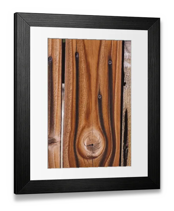 Framed Print : Old wood design, California Framed Print : Old wood design, California