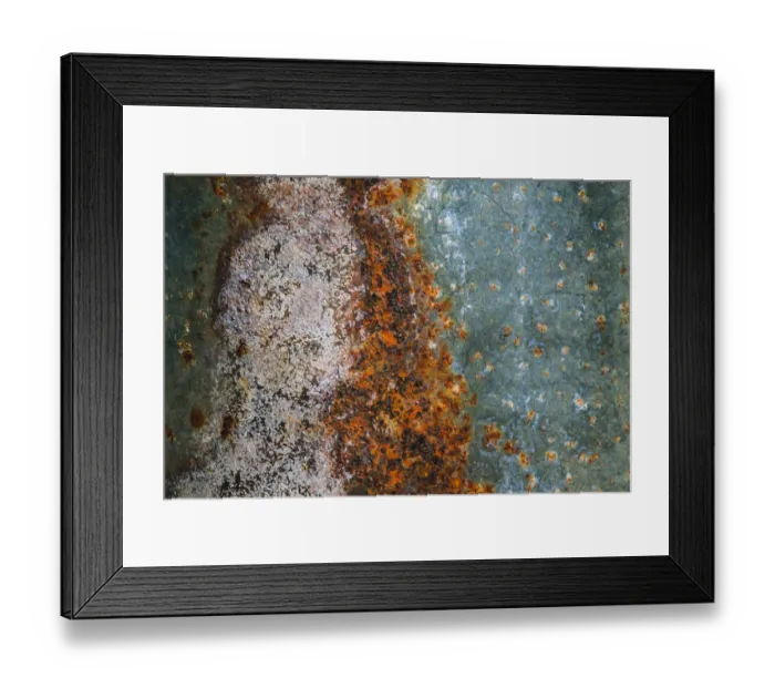 Framed Print : Rusted metal, California Framed Print : Rusted metal, California