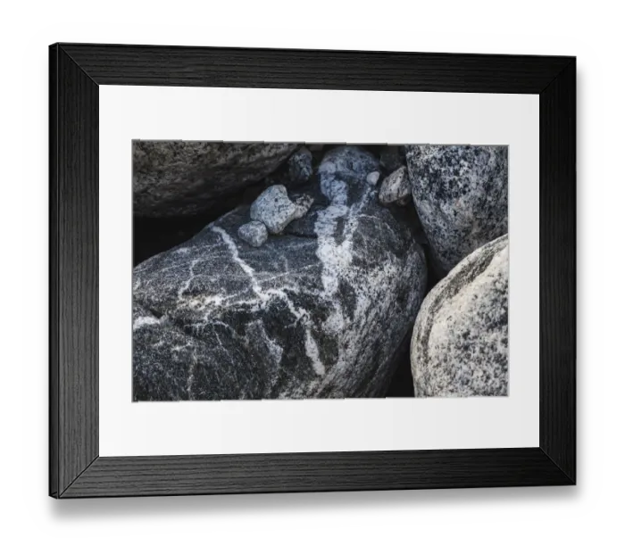 Framed Print : Hornblende granite rocks, California Framed Print : Hornblende granite rocks, California