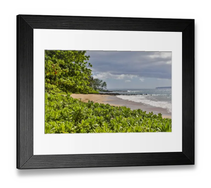 Framed Print : Polo Beach Park, Maui, Hawaii Framed Print : Polo Beach Park, Maui, Hawaii