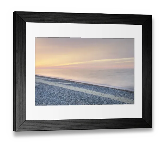 Framed Print : Lake Superior seen from beach at Whitefish Point, Upper Peninsula, Michigan