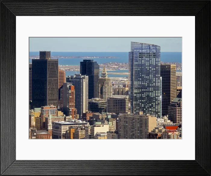 Framed Print : Skyscrapers, Boston, Massachusetts, Usa Framed Print : Skyscrapers, Boston, Massachusetts, Usa