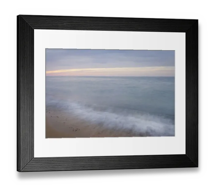 Framed Print : Lake Superior seen from beach at Whitefish Point, Upper Peninsula, Michigan