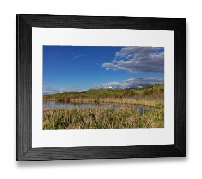 Framed Print : Flint Creek Mountains and wetlands near Deer Lodge, Montana, USA Framed Print : Flint Creek Mountains and wetlands near Deer Lodge, Montana, USA