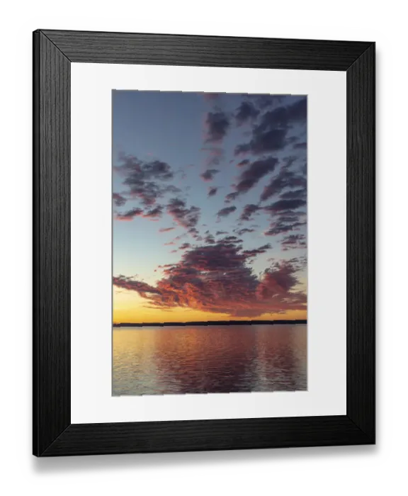 Framed Print : Vivid sunrise clouds over Fort Peck Reservoir in the Charles M Russell National Wildlife Framed Print : Vivid sunrise clouds over Fort Peck Reservoir in the Charles M Russell National Wildlife