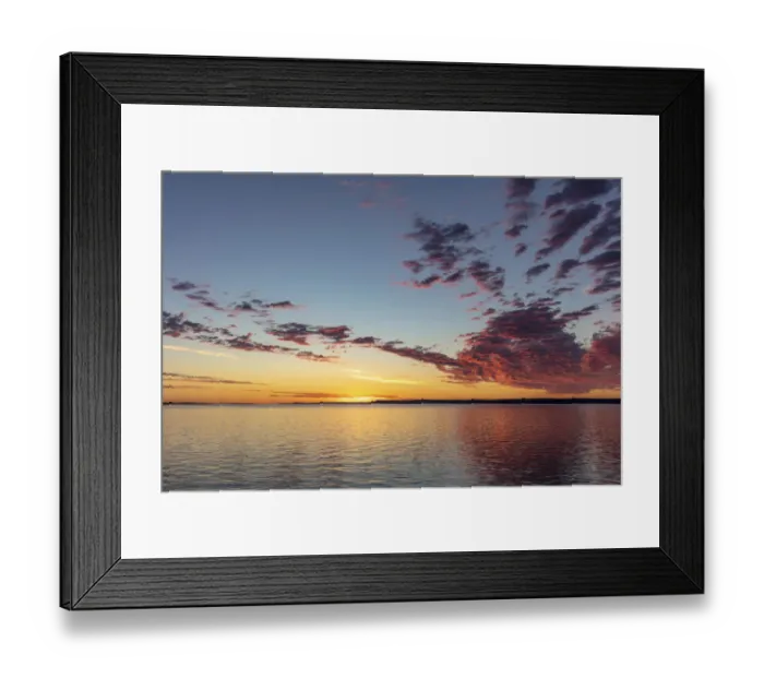 Framed Print : Vivid sunrise clouds over Fort Peck Reservoir in the Charles M Russell National Wildlife Framed Print : Vivid sunrise clouds over Fort Peck Reservoir in the Charles M Russell National Wildlife