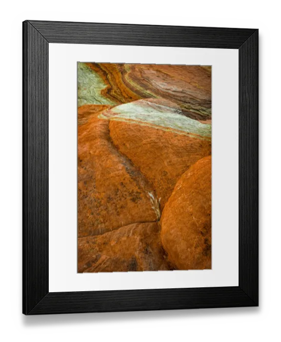 Framed Print : USA, Nevada, Overton, Valley of Fire State Park. Multi-colored rock formation. Credit as Framed Print : USA, Nevada, Overton, Valley of Fire State Park. Multi-colored rock formation. Credit as