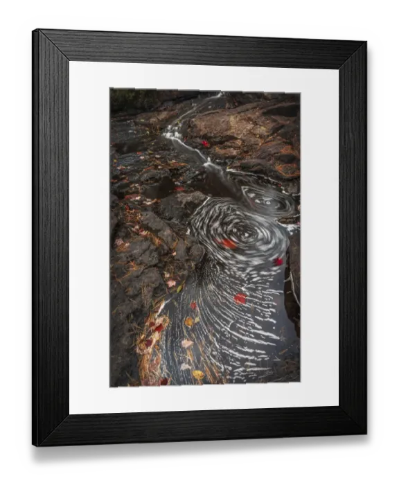 Framed Print : USA, New York, Adirondack State Park. Stream eddies Framed Print : USA, New York, Adirondack State Park. Stream eddies