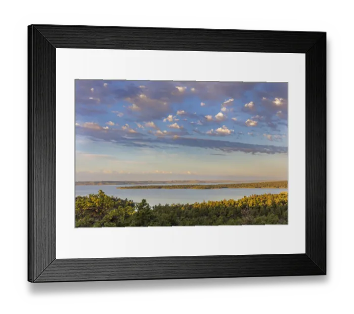 Framed Print : Fort Peck Reservoir from The Pines near Fort Peck. Montana, USA Framed Print : Fort Peck Reservoir from The Pines near Fort Peck. Montana, USA