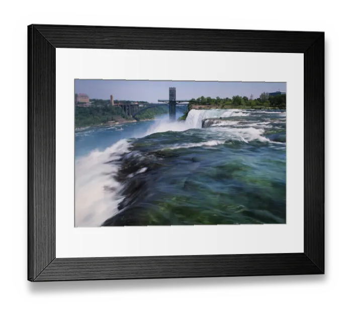 Framed Print : Rainbow Bridge, Niagara Falls, New York Framed Print : Rainbow Bridge, Niagara Falls, New York