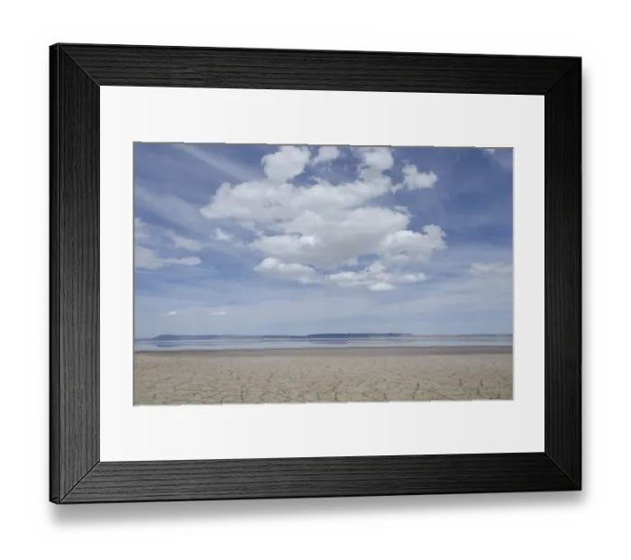 Framed Print : Alvord Lake, a seasonal shallow alkali lake in Harney County, Oregon
