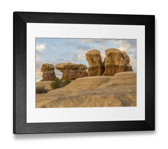 Framed Print : USA, Utah, Grand Staircase-Escalante National Monument. The Devils Garden rock formation Framed Print : USA, Utah, Grand Staircase-Escalante National Monument. The Devils Garden rock formation