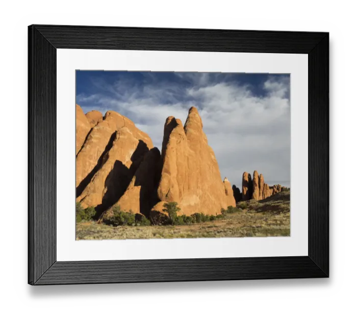 Framed Print : USA, Utah. Arches National Park, Fiery Furnace Fins