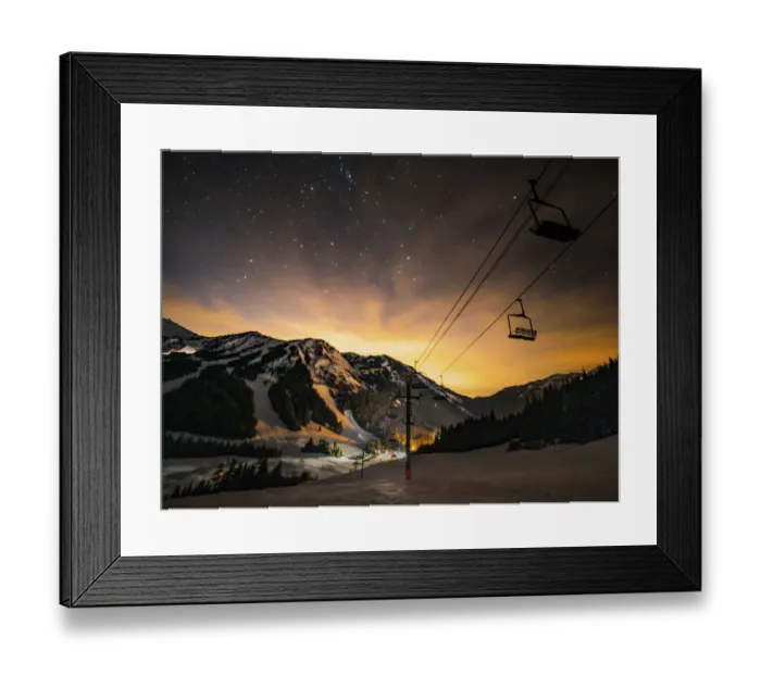 Framed Print : USA, Washington State, Pierce County, Crystal Mountain Resort Framed Print : USA, Washington State, Pierce County, Crystal Mountain Resort