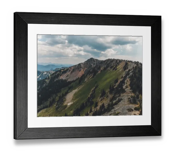 Framed Print : USA, Washington State, Pierce County, Crystal Mountain Resort. Aerial of Throne peak Framed Print : USA, Washington State, Pierce County, Crystal Mountain Resort. Aerial of Throne peak