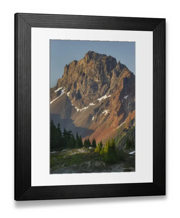Framed Print : Backcountry campsite. Yellow Aster Butte Basin, Mount Baker Wilderness Framed Print : Backcountry campsite. Yellow Aster Butte Basin, Mount Baker Wilderness