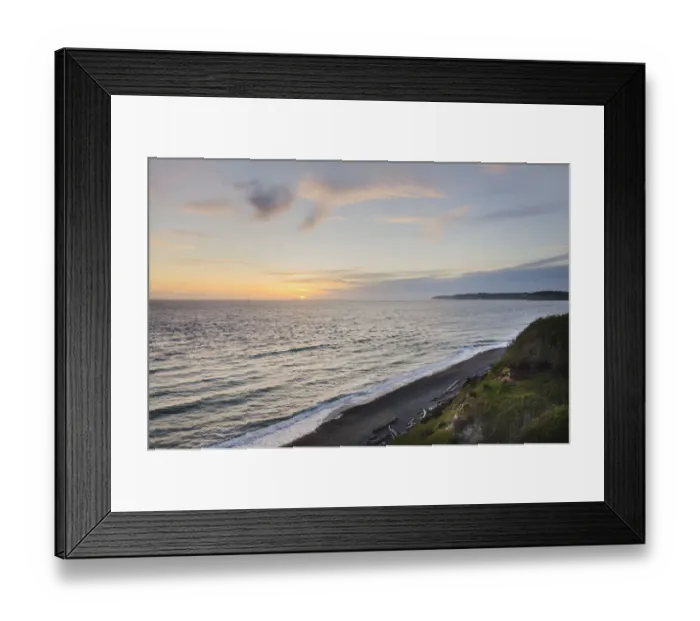 Framed Print : Whidbey Island sunset Framed Print : Whidbey Island sunset