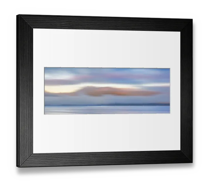 Framed Print : USA, Washington State, Hood Canal. Composite of lifting veil of fog Framed Print : USA, Washington State, Hood Canal. Composite of lifting veil of fog