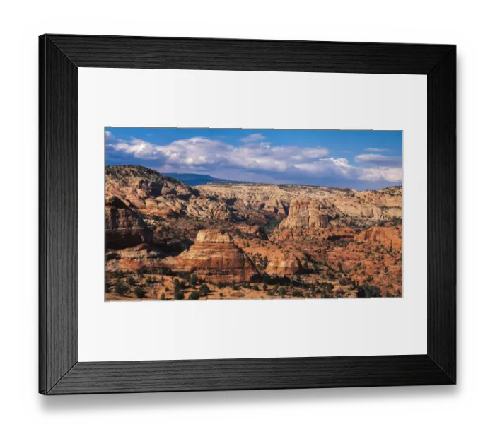 Framed Print : Calf Creek Overlook, Grand Staircase-Escalante National Monument, Utah