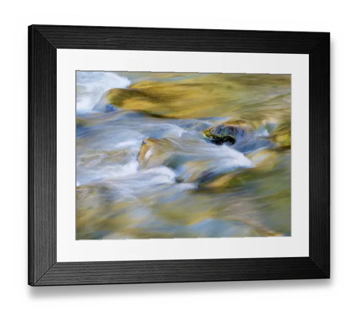 Framed Print : USA, Utah. Zion National Park, Virgin River close-up