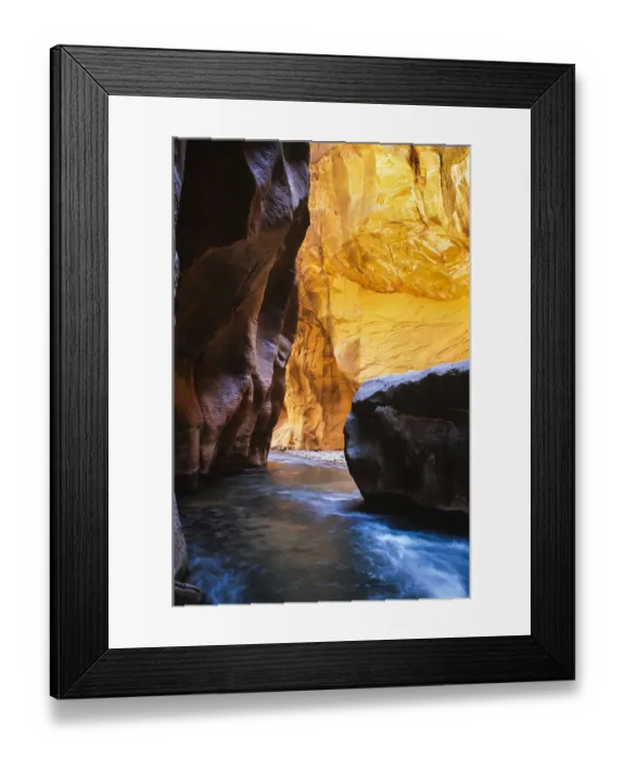 Framed Print : Zion Narrows, Zion National Park, Utah Framed Print : Zion Narrows, Zion National Park, Utah