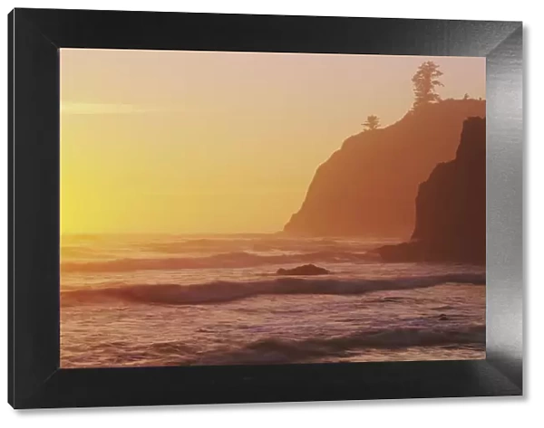 Sunset at Ruby Beach, Olympic National Park, Washington State