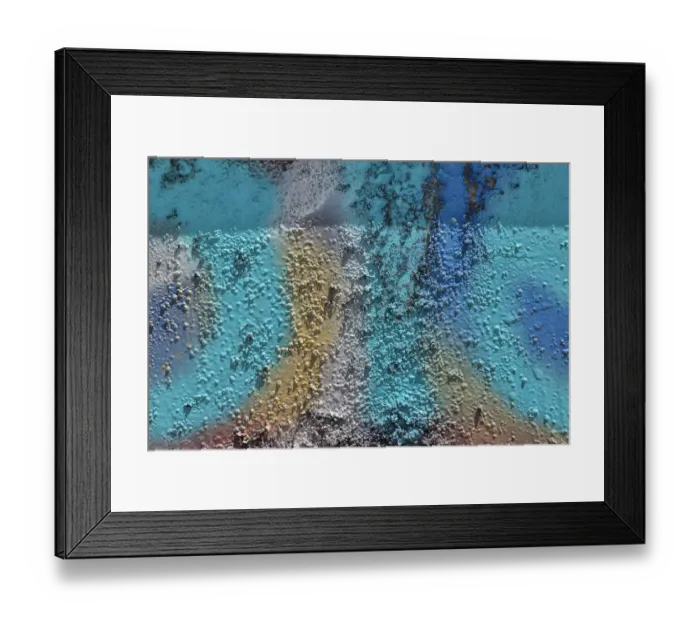 Framed Print : Old abandoned bus covered in graffiti, Washtucna, Washington State