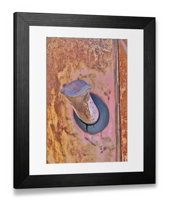 Framed Print : Gas cap on old truck detail in Sprague, Washington State Framed Print : Gas cap on old truck detail in Sprague, Washington State