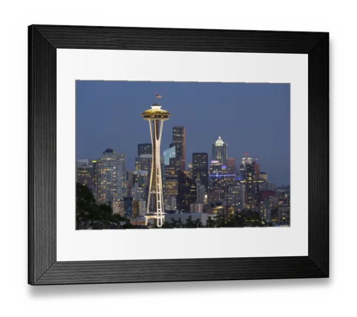 Framed Print : Washington State, Seattle. Space Needle Framed Print : Washington State, Seattle. Space Needle