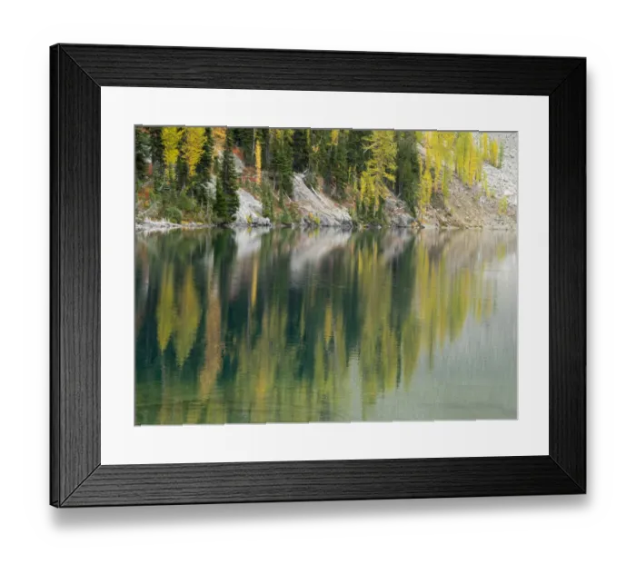 Framed Print : USA, Washington State. Okanogan-Wenatchee National Forest, Reflections at Blue Lake Framed Print : USA, Washington State. Okanogan-Wenatchee National Forest, Reflections at Blue Lake