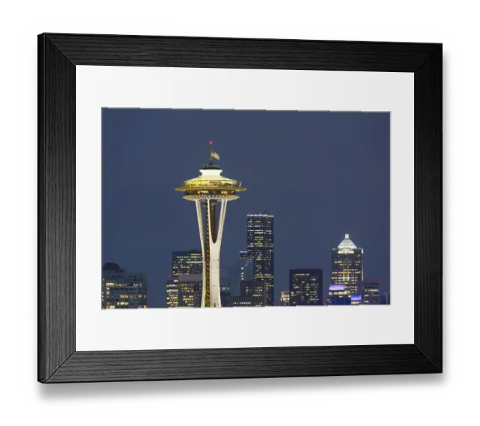 Framed Print : Washington State, Seattle. Space Needle