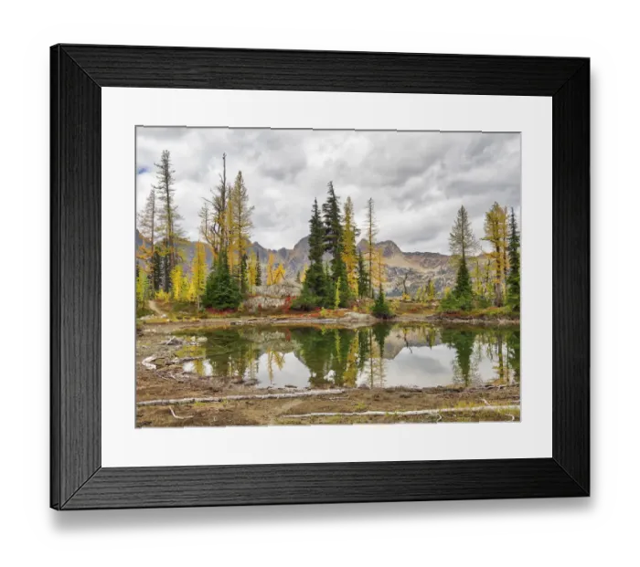 Framed Print : Washington State, Okanogan-Wenatchee National Forest. Alpine pond Framed Print : Washington State, Okanogan-Wenatchee National Forest. Alpine pond