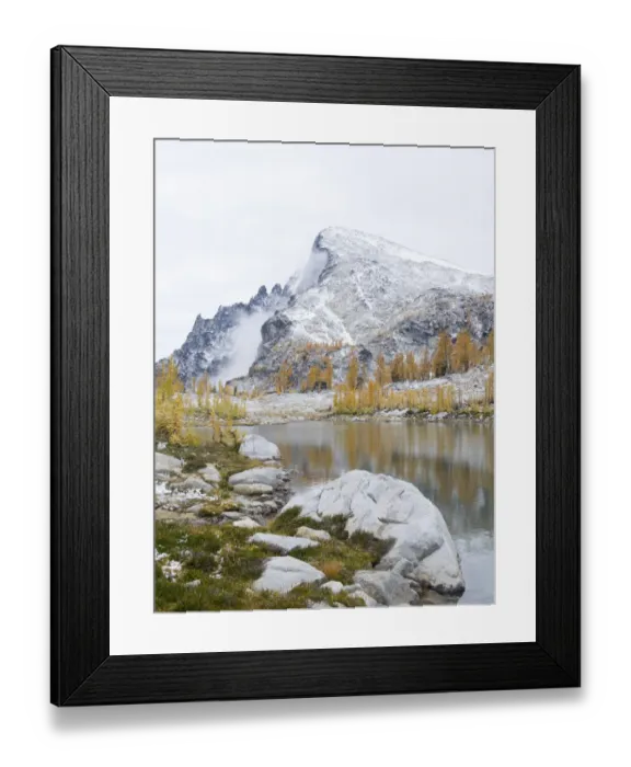 Framed Print : USA, Washington State. Alpine Lakes Wilderness, Enchantment Lakes, Little Annapurna Framed Print : USA, Washington State. Alpine Lakes Wilderness, Enchantment Lakes, Little Annapurna