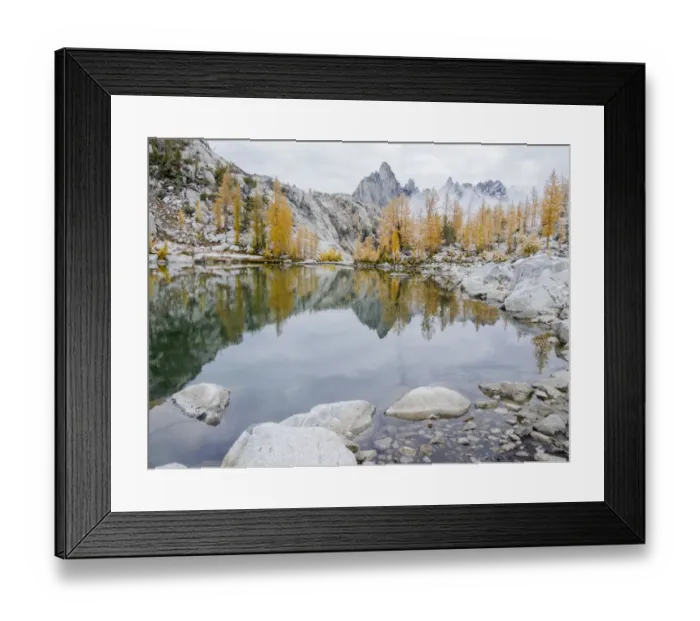 Framed Print : USA, Washington State. Alpine Lakes Wilderness, Enchantment Lakes, Sprite Lake Framed Print : USA, Washington State. Alpine Lakes Wilderness, Enchantment Lakes, Sprite Lake