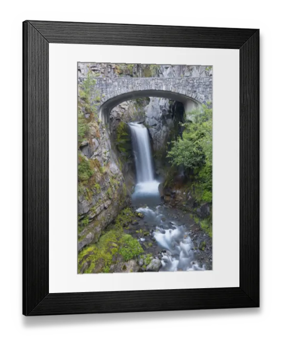 Framed Print : USA, Washington State. Mount Rainier National Park, Christine Falls Framed Print : USA, Washington State. Mount Rainier National Park, Christine Falls