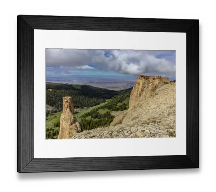Framed Print : Cliffs in the Bighorn Mountains of Wyoming Framed Print : Cliffs in the Bighorn Mountains of Wyoming