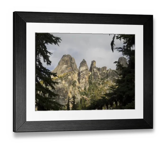 Framed Print : USA, Washington State. Okanogan-Wenatchee National Forest, Liberty Bell, Concord Framed Print : USA, Washington State. Okanogan-Wenatchee National Forest, Liberty Bell, Concord