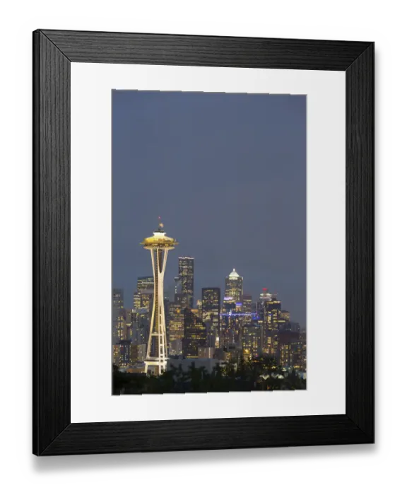 Framed Print : USA, Washington State, Seattle. Space Needle Framed Print : USA, Washington State, Seattle. Space Needle