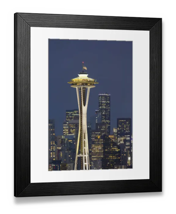 Framed Print : USA, Washington State, Seattle. Space Needle Framed Print : USA, Washington State, Seattle. Space Needle
