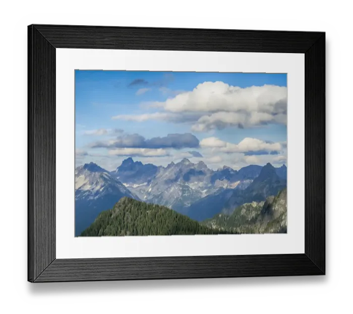 Framed Print : Washington State, Alpine Lakes Wilderness. Central Cascades Framed Print : Washington State, Alpine Lakes Wilderness. Central Cascades